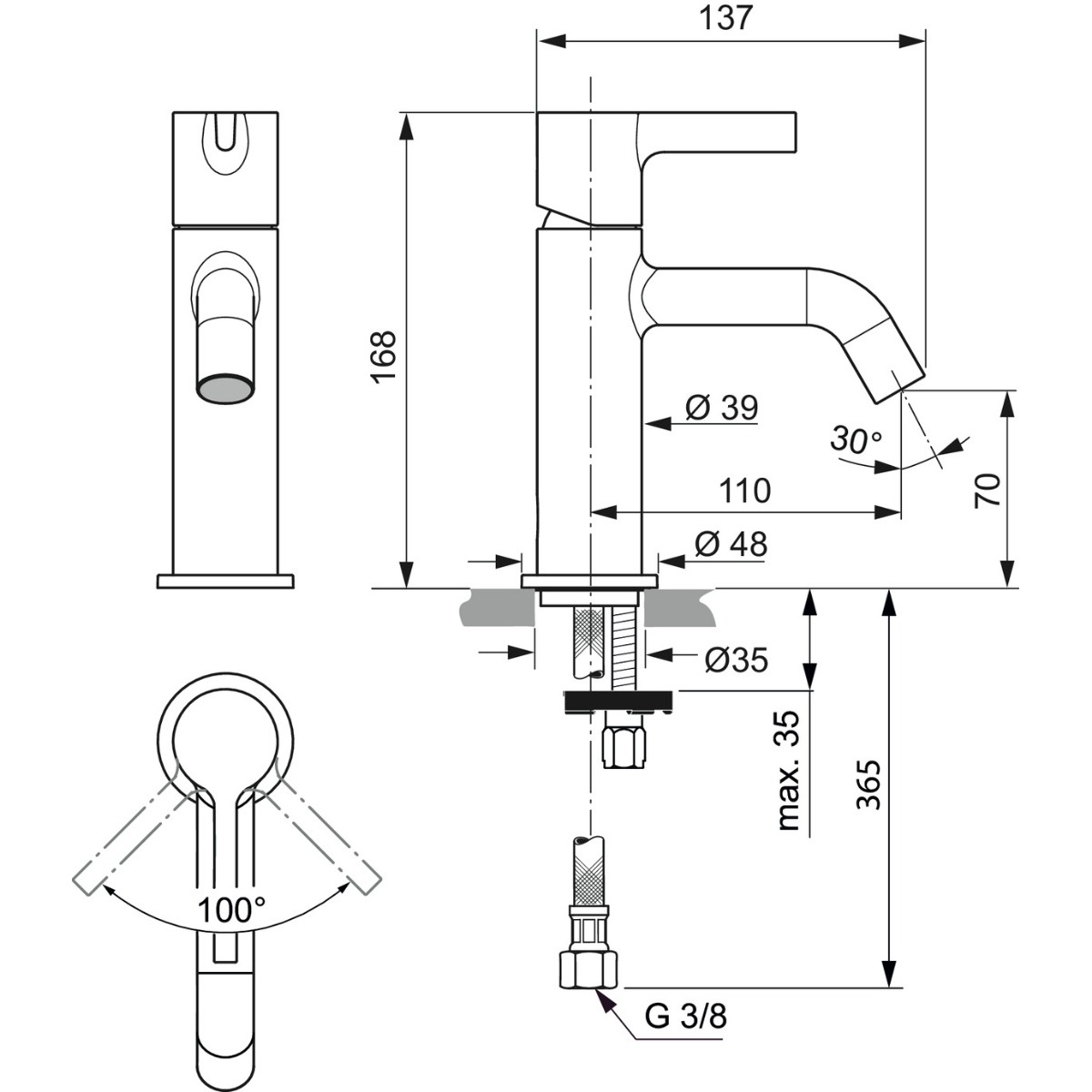 ΜΠΑΤΑΡΙΑ ΝΙΠΤΗΡΟΣ JOY MAGNETIC GREY PVD IDEAL - Image 2