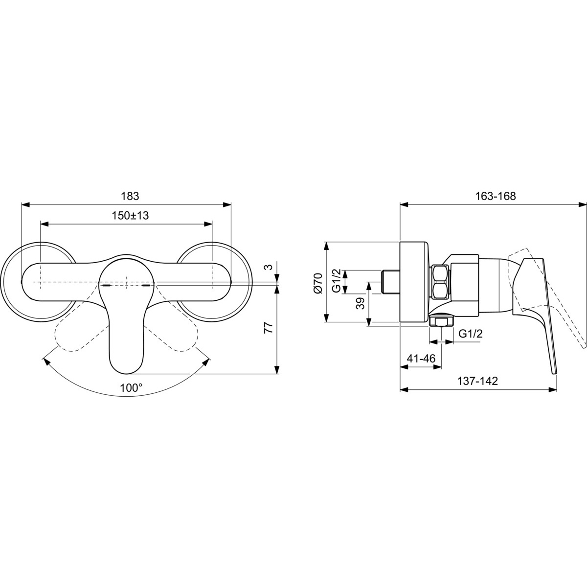 ΜΠΑΤΑΡΙΑ ΝΤΟΥΖΙΕΡΑΣ CERABASE ΧΡΩΜΕ IDEAL - Image 2