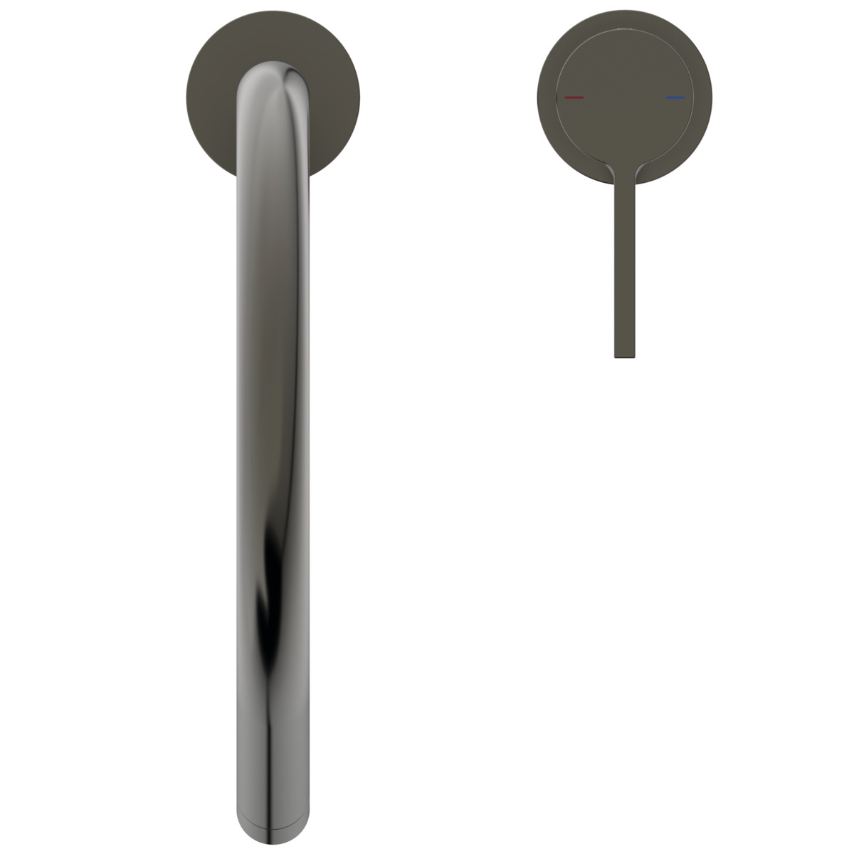 ΜΠΑΤΑΡΙΑ ΝΕΡΟΧΥΤΗ GUSTO MAGNETIC GREY PVD IDEAL - Image 3