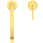 ΜΠΑΤΑΡΙΑ ΝΕΡΟΧΥΤΗ GUSTO BRUSHED GOLD PVD IDEAL - Image 3