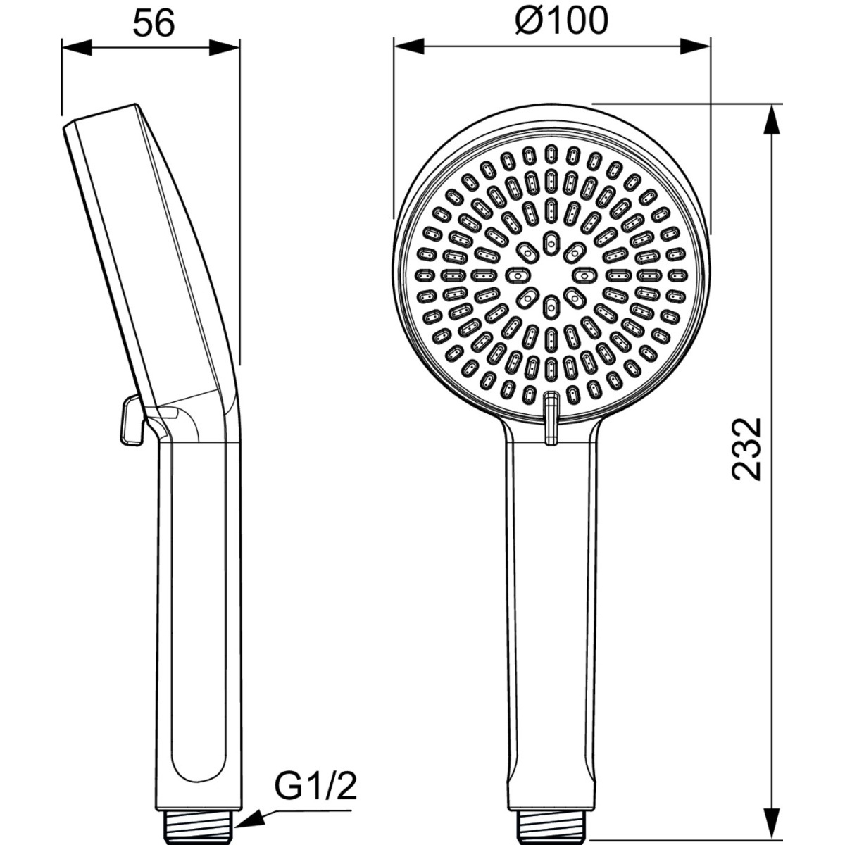 ΤΗΛΕΦΩΝΟ ΛΟΥΤΡΟΥ IDEALRAIN ALU+ ROSE IDEAL - Image 2
