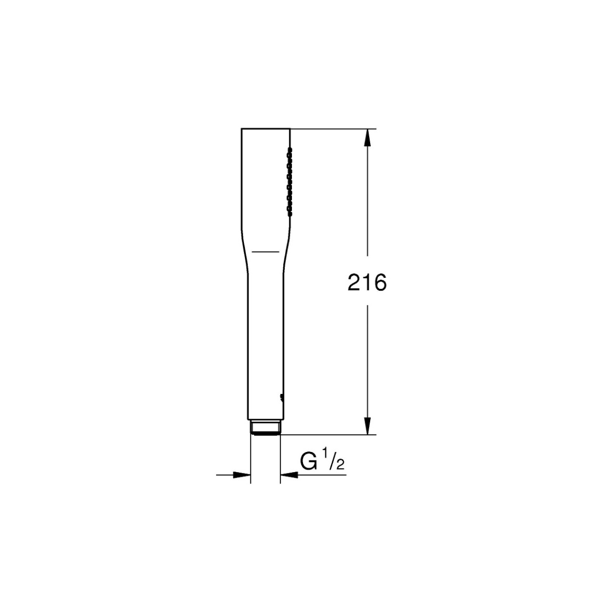 ΤΗΛΕΦΩΝΟ ΝΤΟΥΣ STICK EUPHORIA COSMOPOLITAN 27400000 ΧΡΩΜΕ GROHE - Image 2