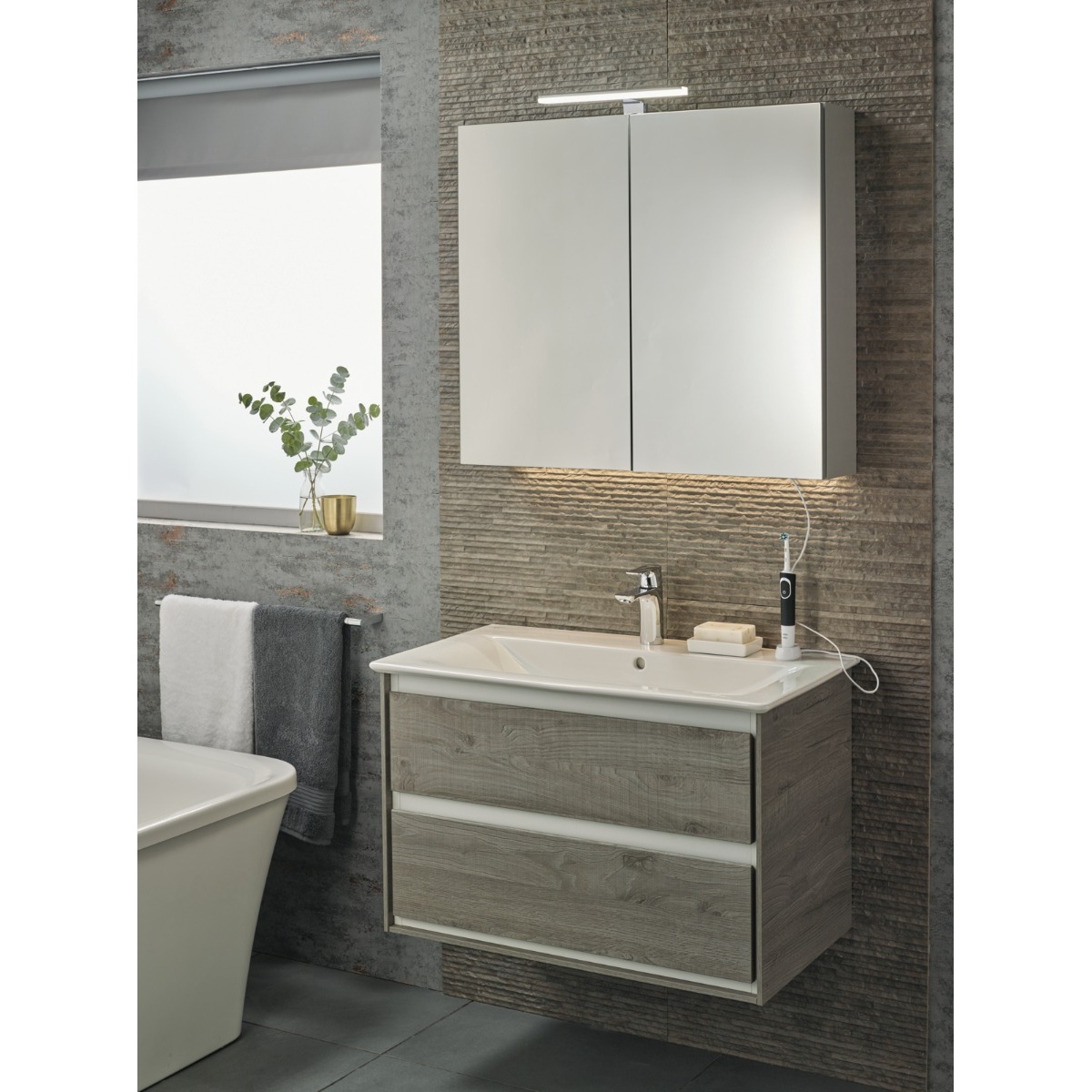 ΦΩΤΙΣΤΙΚΟ ΑΠΛΙΚΑ LED PANDORA 30,8cm MIRROR & LIGHT IDEAL - Image 3