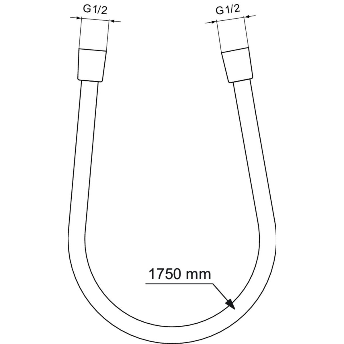 ΣΠΙΡΑΛ ΛΟΥΤΡΟΥ IDEALFLEX 175cm MAGNETIC GREY IDEAL - Image 2