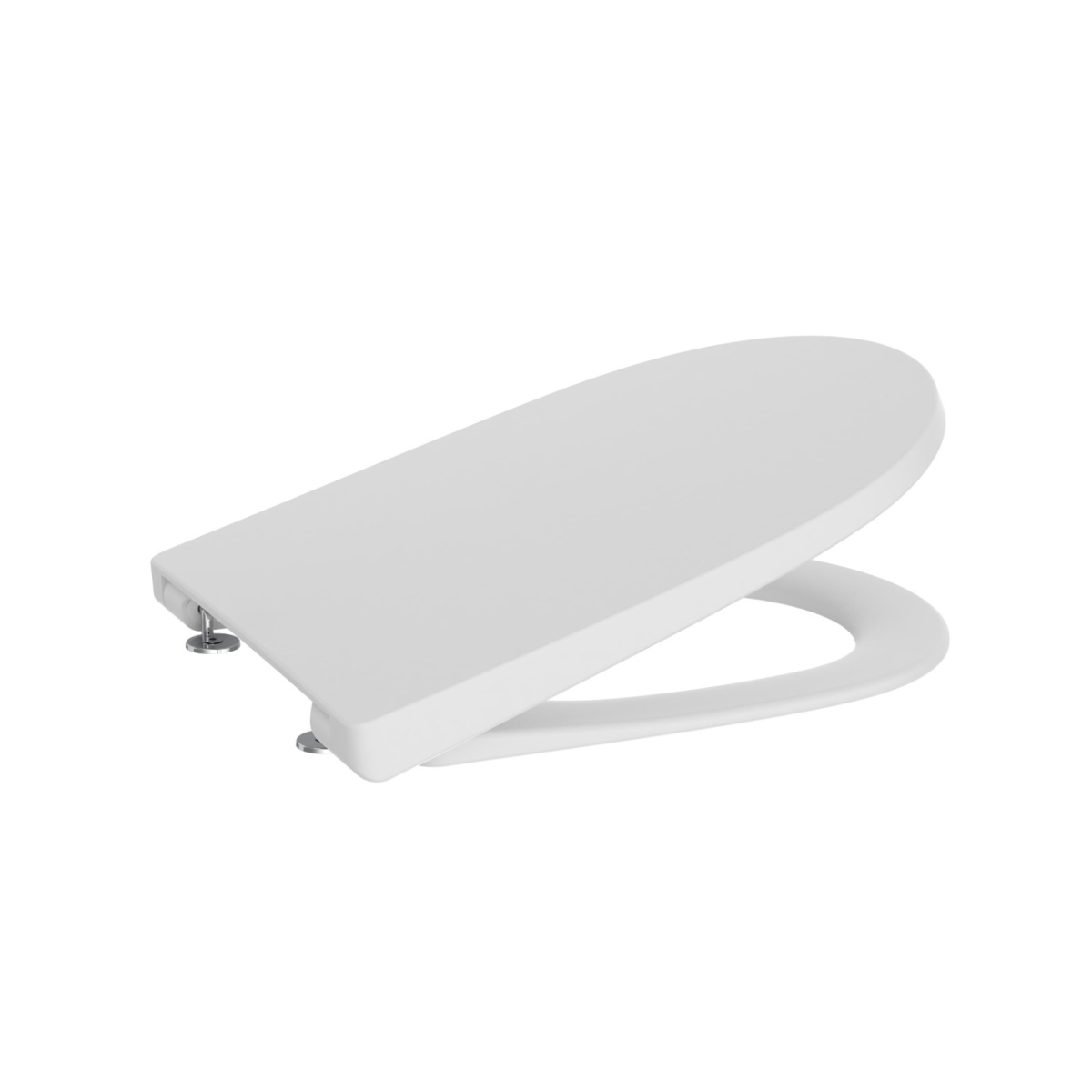 ΣΕΤ ΚΡΕΜΑΣΤΗΣ ΛΕΚΑΝΗΣ ONA ROUND RIMLESS ΜΕ ΚΑΛΥΜΜΑ ΑΠΛΟ ΛΕΥΚΟ ΜΑΤ ROCA - Image 4