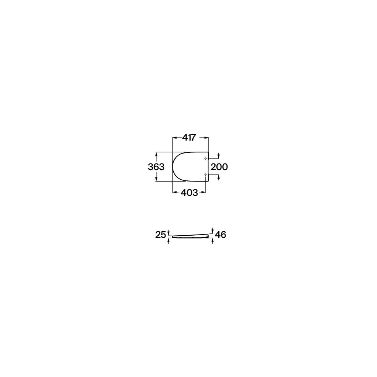 ΣΕΤ ΚΡΕΜΑΣΤΗΣ ΛΕΚΑΝΗΣ ONA COMPACT ROUND RIMLESS ΜΕ ΚΑΛΥΜΜΑ SOFT CLOSE ΛΕΥΚΟ ROCA - Image 4