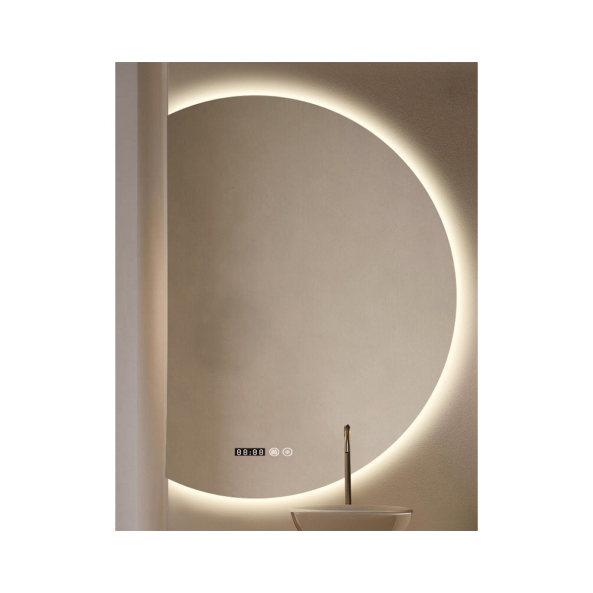 ΚΑΘΡΕΦΤΗΣ LED D-SHAPE 58x80 [LUNAR] - Image 2