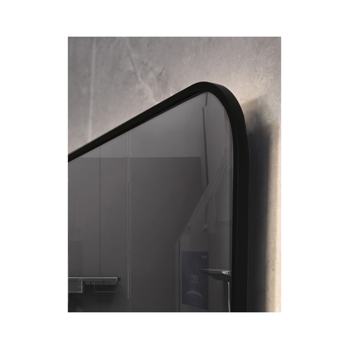 ΚΑΘΡΕΦΤΗΣ LED ΜΕ ΚΟΡΝΙΖΑ ΑΛΟΥΜ. 8MM 50x90 [VIGO] - Image 2
