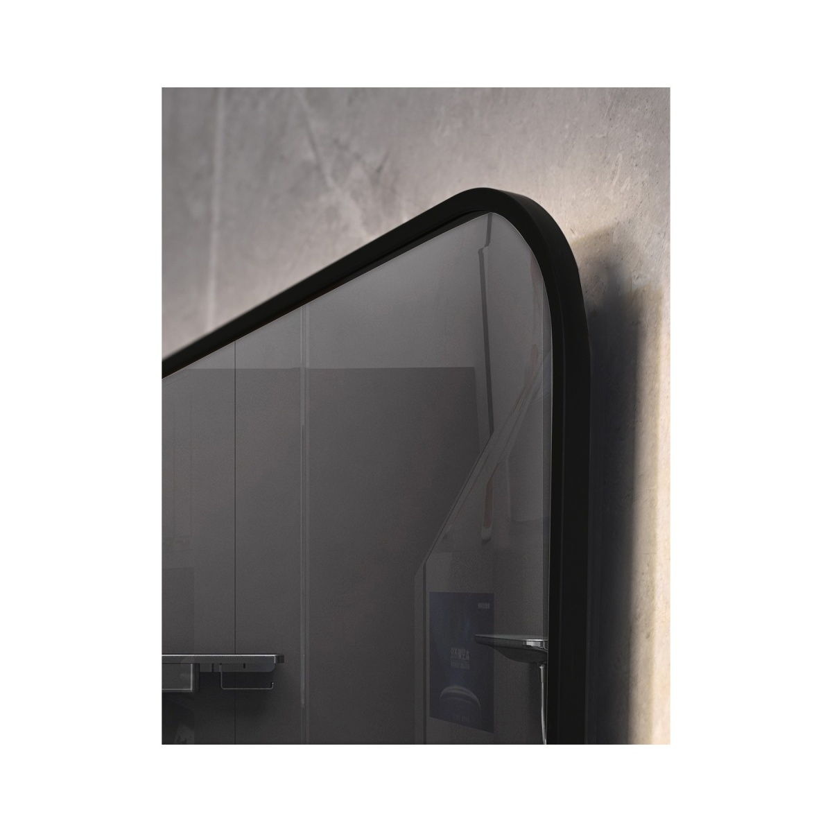 ΚΑΘΡΕΦΤΗΣ LED ΜΕ ΚΟΡΝΙΖΑ ΑΛΟΥΜ. 8MM 90x90 [VIGO] - Image 4