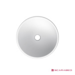 Νιπτήρας Πορσελάνης SFERA 39,5φ Scarabeo White - Image 2