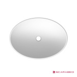 Νιπτήρας Πορσελάνης Neck 63x45 Scarabeo White - Image 2