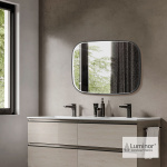 Καθρέπτης Μπάνιου FIZ 60x80 Luminor Black Brushed - Image 3