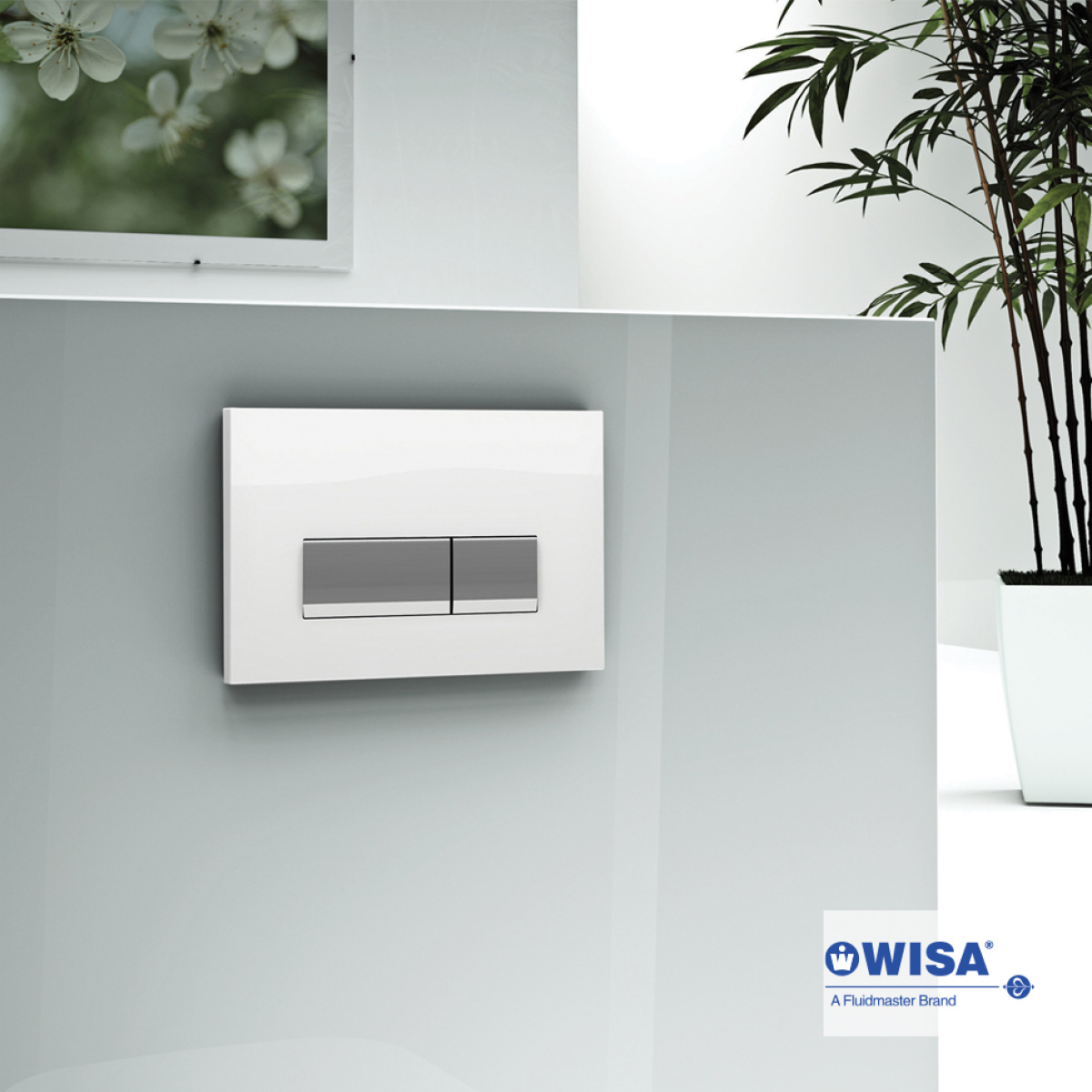 Πλακέτα Χειρισμού 8050439001 Vivente WISA White Glass - Image 2