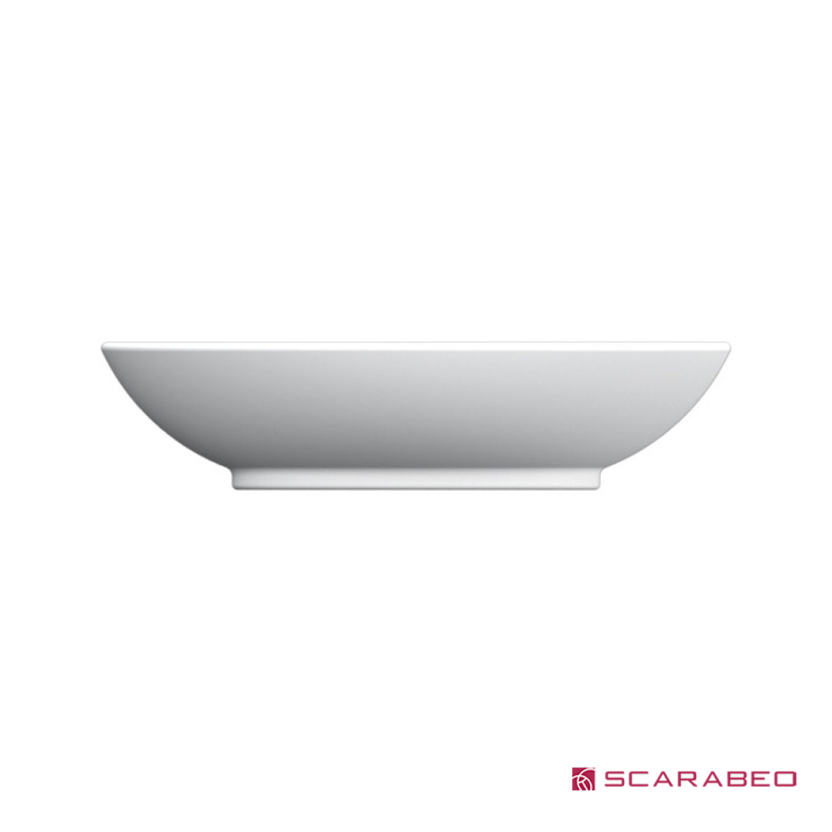 Νιπτήρας Πορσελάνης Neck 63x45 Scarabeo White - Image 3