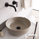Νιπτήρας Πορσελάνης Glam Φ39 Scarabeo Sand - Image 3