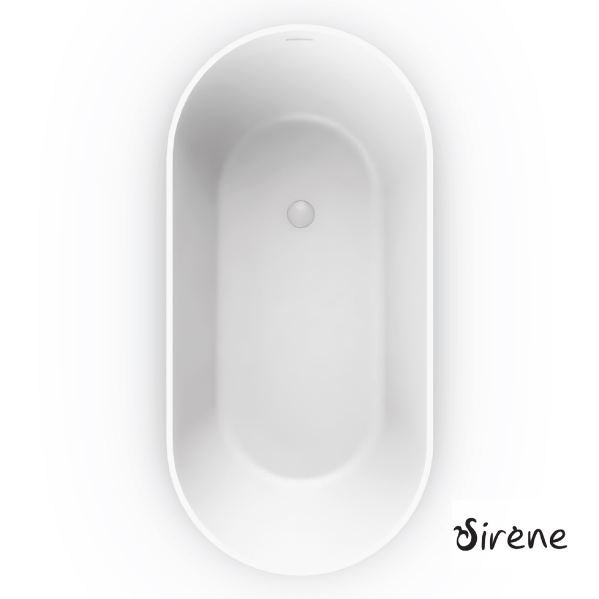 Μπανιέρα Solid Surface Ελεύθερης Τοποθέτησης CUSCO Freestanding 155x75, Sirene White Matt - Image 2