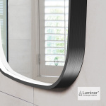 Καθρέπτης Μπάνιου FIZ 60x80 Luminor Black Brushed - Image 2