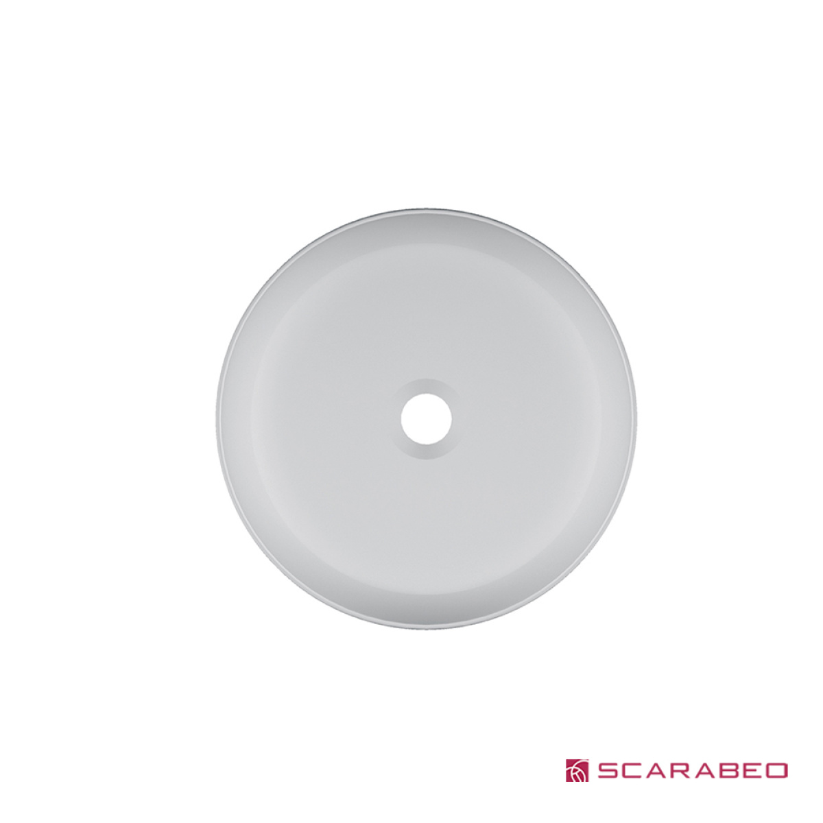 Νιπτήρας Πορσελάνης Glam Φ39 Scarabeo White - Image 2