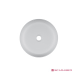 Νιπτήρας Πορσελάνης Glam Φ39 Scarabeo White - Image 2