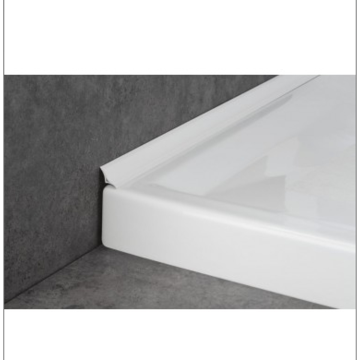 ΠΡΟΦΙΛ ΜΠΑΝΙΕΡΑΣ PVC ΛΕΥΚΟ 2.5M - Image 2
