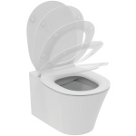 ΣΕΤ ΛΕΚΑΝΗ ΚΡΕΜΑΣΤΗ AMAZI ΜΕ ΚΑΠΑΚΙ SOFT CLOSE RIMLESS ΛΕΥΚΗ IDEAL STANDARD - Image 3