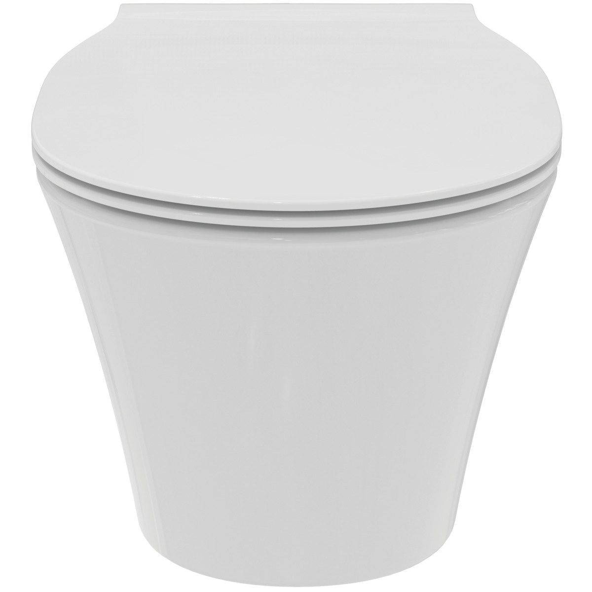 ΣΕΤ ΛΕΚΑΝΗ ΚΡΕΜΑΣΤΗ AMAZI ΜΕ ΚΑΠΑΚΙ SOFT CLOSE RIMLESS ΛΕΥΚΗ IDEAL STANDARD - Image 4