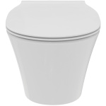 ΣΕΤ ΛΕΚΑΝΗ ΚΡΕΜΑΣΤΗ AMAZI ΜΕ ΚΑΠΑΚΙ SOFT CLOSE RIMLESS ΛΕΥΚΗ IDEAL STANDARD - Image 4