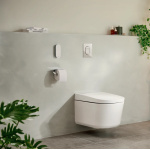 ΛΕΚΑΝΗ ΗΛΕΚΤΡΟΝΙΚΗ ΚΡΕΜΑΣΤΗ SENSIA PRO ALPINE WHITE ΓΥΑΛΙΣΤΕΡΗ GROHE