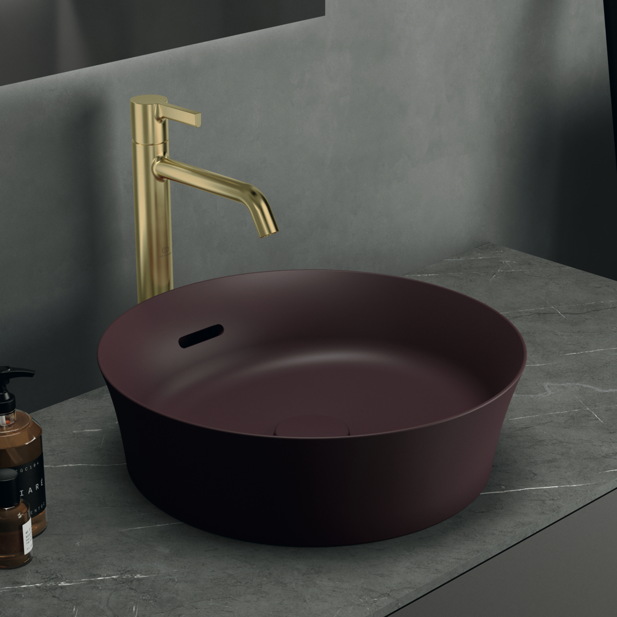 ΜΠΑΤΑΡΙΑ ΝΙΠΤΗΡΟΣ JOY ΨΗΛΗ BRUSHED GOLD PVD IDEAL - Image 1