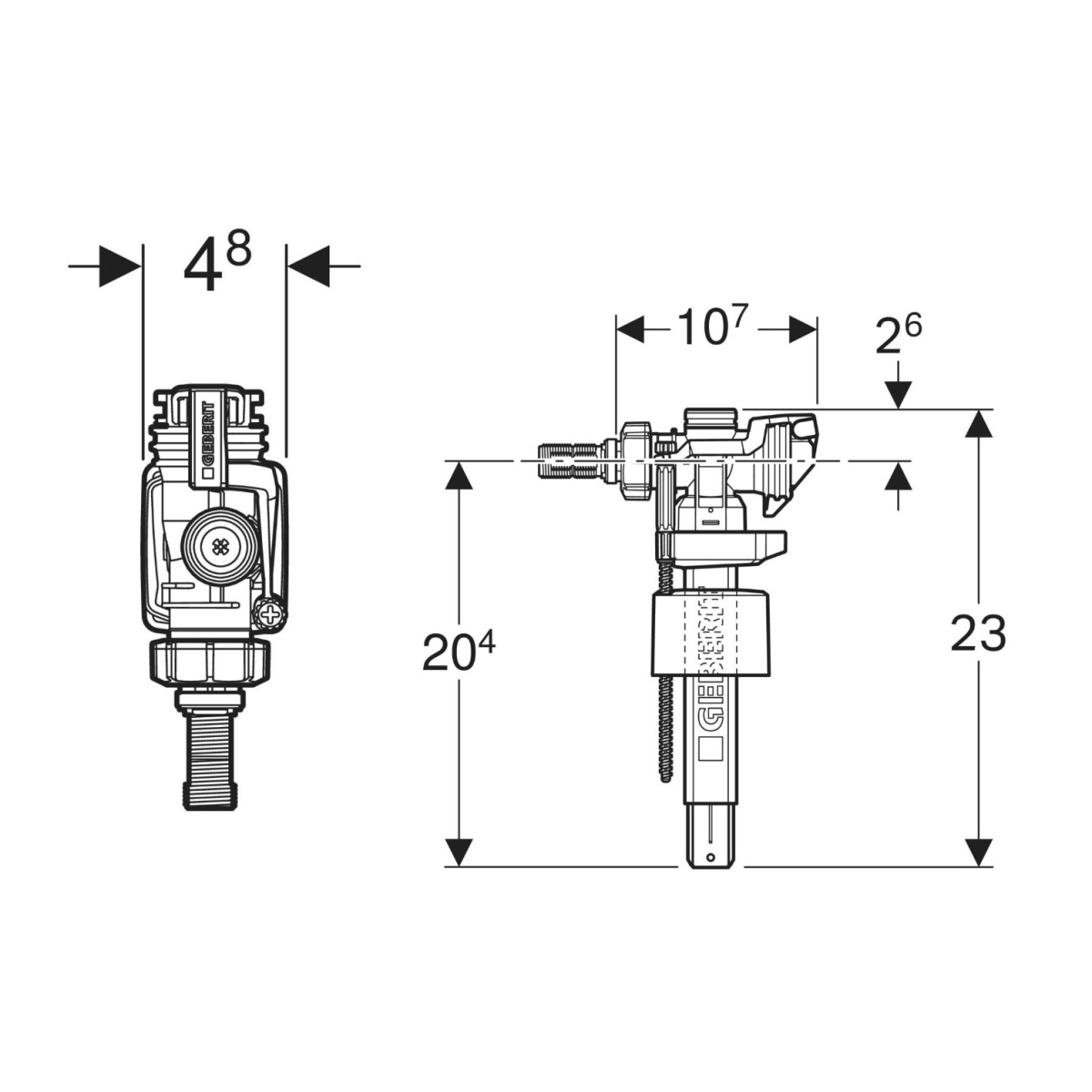 ΦΛΟΤΕΡ ΓΙΑ ΚΑΖΑΝΑΚΙ TYPE 383 246.191.00.5 GEBERIT - Image 2