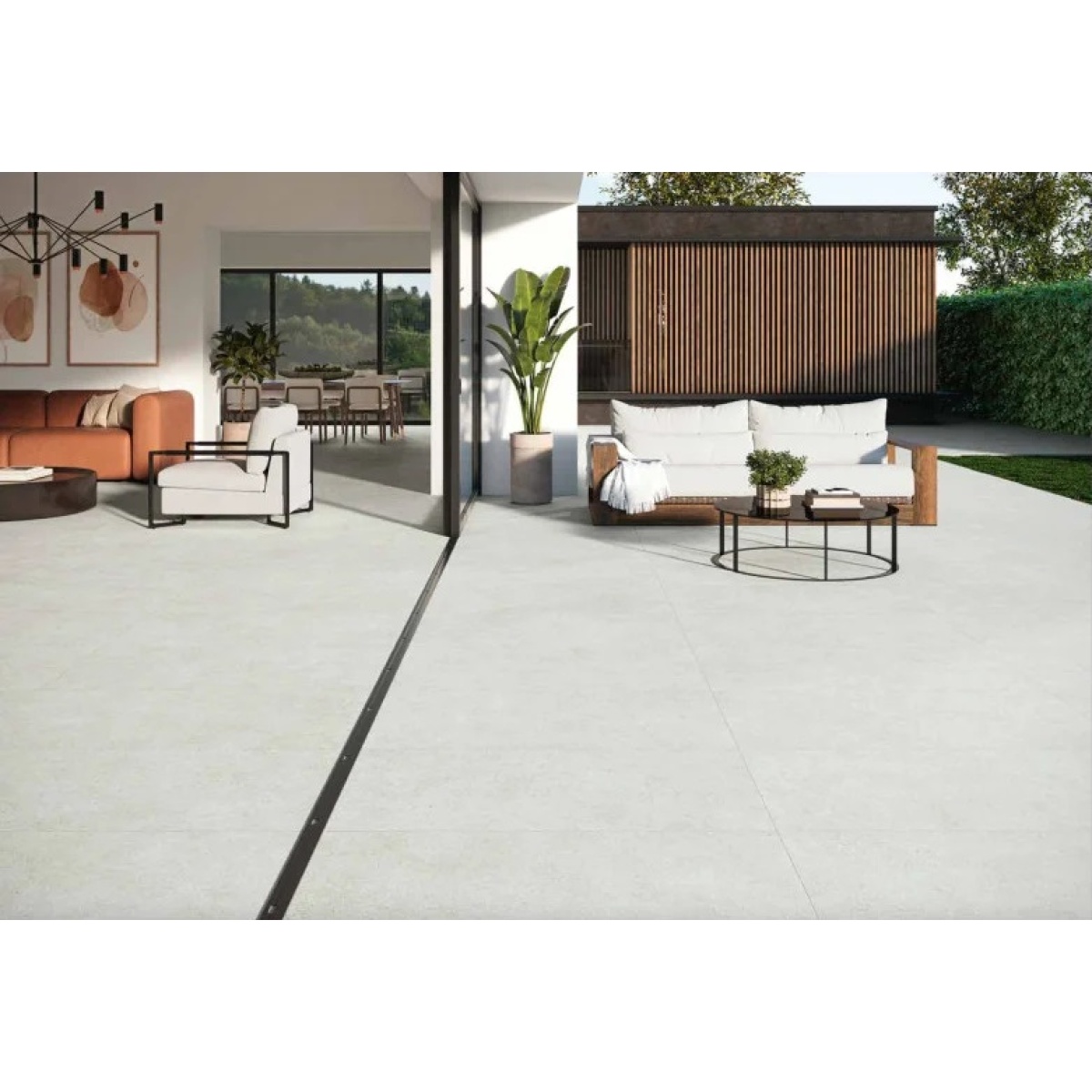 ΠΛΑΚΑΚΙ ΓΡΑΝΙΤΗΣ ΛΟΜΑ ΓΚΡΕΙ 60x120 ΜΑΤ RECTIFIED ΠΡΩΤΗΣ ΠΟΙΟΤΗΤΑΣ - Image 2