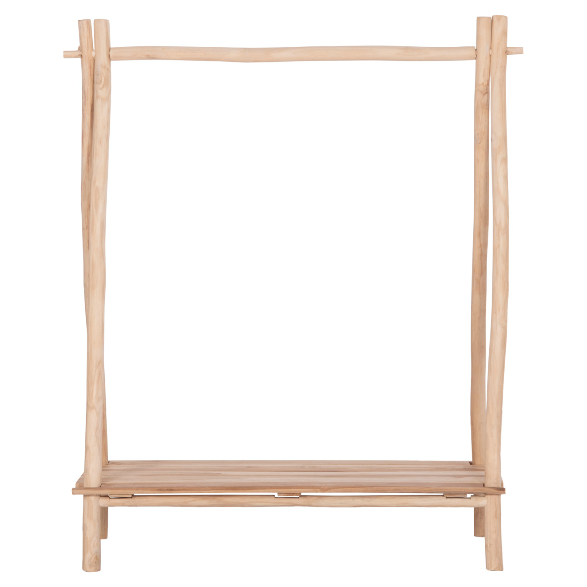 ΕΠΙΠΛΟ ΕΙΣΟΔΟΥ PERL HM9911 ΚΛΑΔΙΑ ΞΥΛΟΥ TEAK-ΦΥΣΙΚΟ 130,5x53x152Υεκ. - Image 2