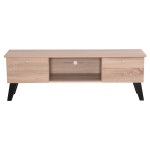 ΕΠΙΠΛΟ ΤΗΛΕΟΡΑΣΗΣ IREN HM2481.01 ΜΕΛΑΜΙΝΗ ΣΕ SONAMA OAK-ΜΑΥΡΟ 120x32,5-34x41Yεκ. - Image 2