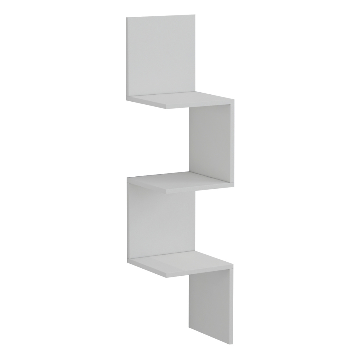 ΕΠΙΤΟΙΧΙΑ ΓΩΝΙΑΚΗ ΡΑΦΙΕΡΑ ILLUSION HM8935.12 ΜΕΛΑΜΙΝΗ ΣΕ ΛΕΥΚΟ 25x25x105,4Υεκ. - Image 2