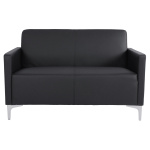 ΚΑΝΑΠΕΣ 2ΘΕΣΙΟΣ NELLIE HM3159.21 ΜΕ ΜΑΥΡΟ PU 113x71x71Υ εκ. - Image 2