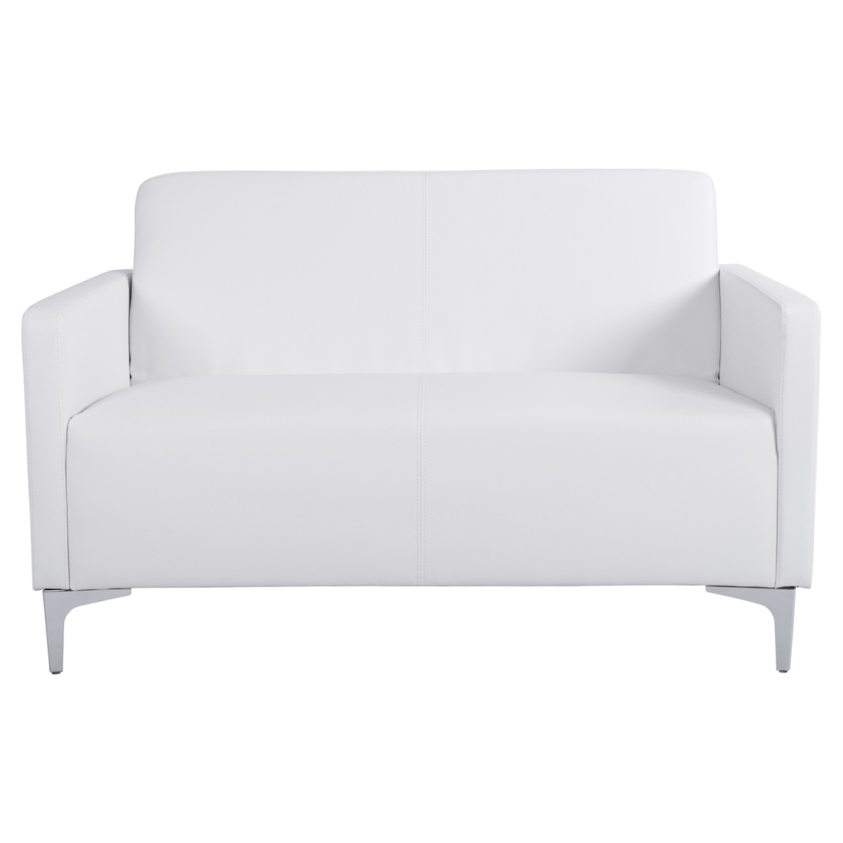 ΚΑΝΑΠΕΣ 2ΘΕΣΙΟΣ NELLIE HM3159.22 ΜΕ ΛΕΥΚΟ PU 113x71x71Υ εκ. - Image 2