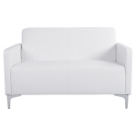 ΚΑΝΑΠΕΣ 2ΘΕΣΙΟΣ NELLIE HM3159.22 ΜΕ ΛΕΥΚΟ PU 113x71x71Υ εκ. - Image 2