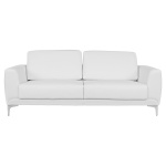 ΚΑΝΑΠΕΣ 3ΘΕΣΙΟΣ KENZIE HM3121.32 ΜΕ ΛΕΥΚΟ PU 190x81x81 εκ. - Image 2