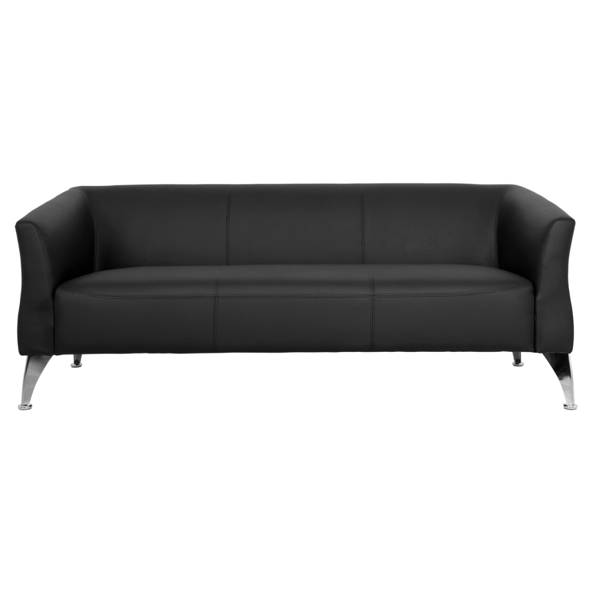 ΚΑΝΑΠΕΣ 3ΘΕΣΙΟΣ KIANA HM3122.31 ΜΕ ΜΑΥΡΟ PU 180x75x71 εκ. - Image 2