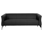ΚΑΝΑΠΕΣ 3ΘΕΣΙΟΣ KIANA HM3122.31 ΜΕ ΜΑΥΡΟ PU 180x75x71 εκ. - Image 2