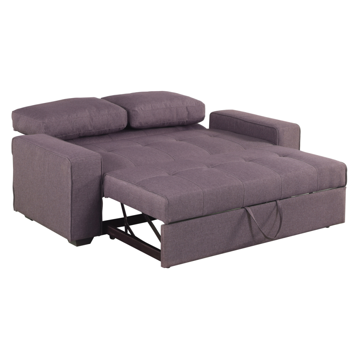 ΚΑΝΑΠΕΣ ΚΡΕΒΑΤΙ KANNA 2ΘΕΣΙΟΣ 176x102x91 εκ.HM3082.01 ΜΕ ΚΑΦΕ ΥΦΑΣΜΑ 176x102x91 εκ. - Image 2