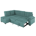 ΚΑΝΑΠΕΣ ΚΡΕΒΑΤΙ JADE HM3144.04L ΑΡΙΣΤΕΡΗ ΓΩΝΙΑ ΒΕΡΑΜΑΝ ΒΕΛΟΥΔΟ 250x80-180x73-88Υεκ. - Image 2
