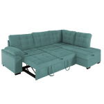 ΚΑΝΑΠΕΣ ΚΡΕΒΑΤΙ JADE HM3144.04R ΔΕΞΙΑ ΓΩΝΙΑ ΒΕΡΑΜΑΝ ΒΕΛΟΥΔΟ 250x80-180x73-88Υεκ. - Image 2