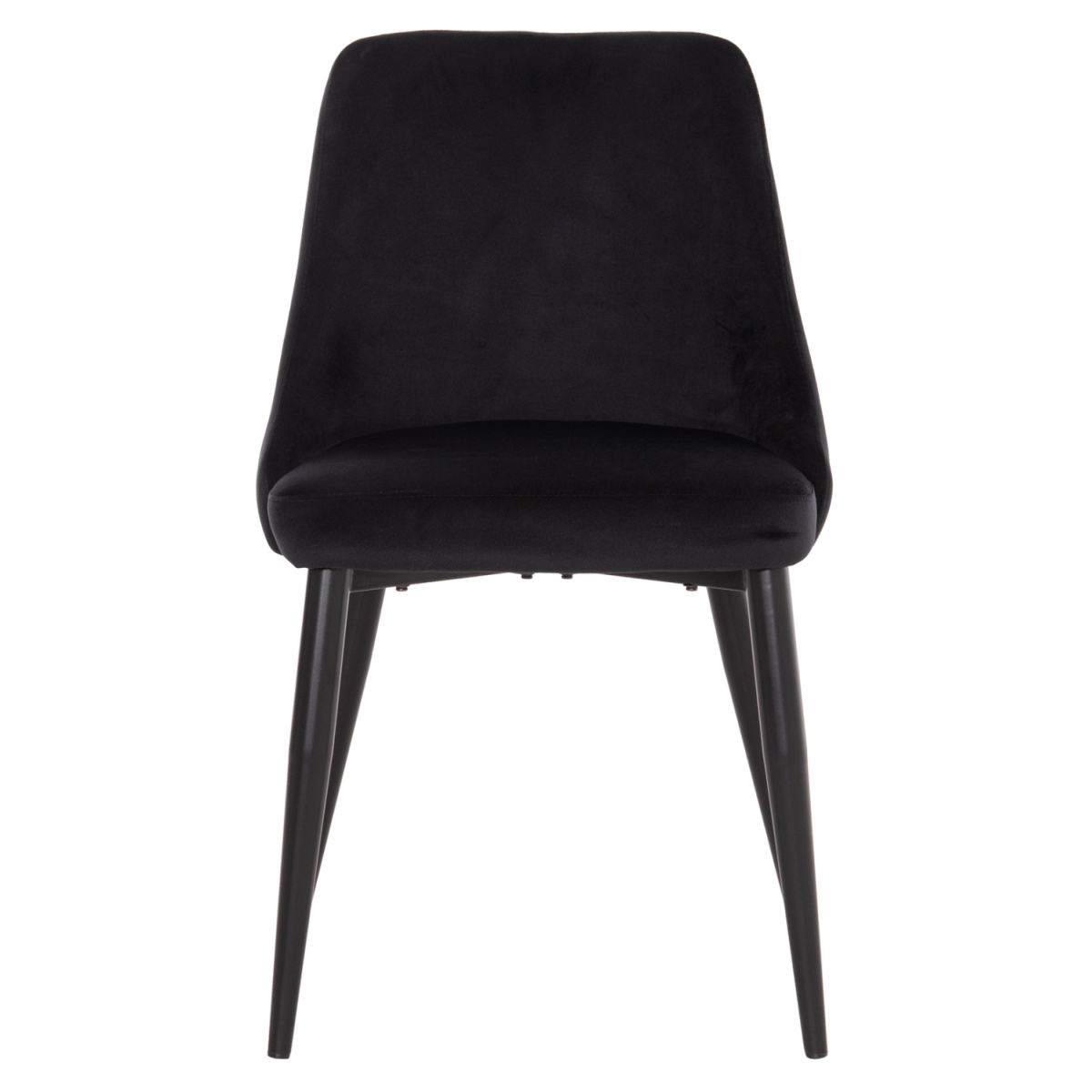 ΚΑΡΕΚΛΑ SERENITY HM8527.14 ΒΕΛΟΥΔΟ ΜΑΥΡΟ ΜΕ ΜΑΥΡΑ ΜΕΤΑΛΛΙΚΑ ΠΟΔΙΑ 51x54x83,5Υεκ. - Image 2