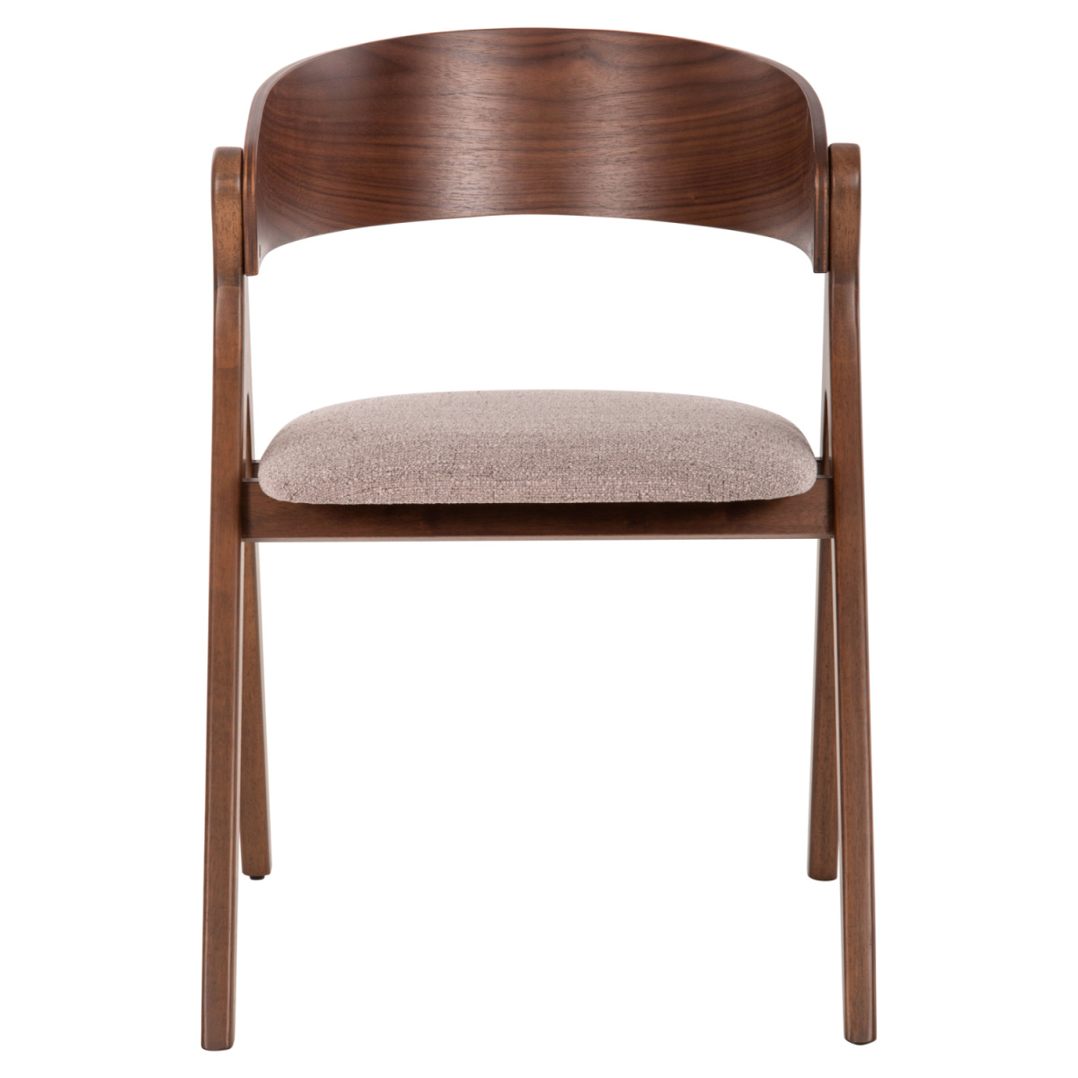 ΚΑΡΕΚΛΑ NEKKER HM9739.01 RUBBERWOOD ΣΕ ΚΑΡΥΔΙ-ΜΠΕΖ ΥΦΑΣΜΑ ΚΑΘΙΣΜΑ 56x55x78Yεκ. - Image 2