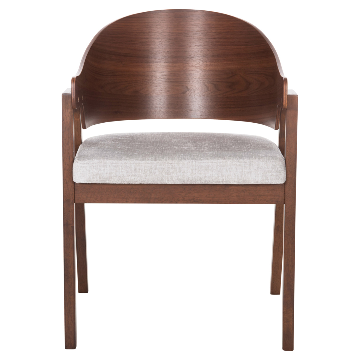 ΚΑΡΕΚΛΑ NERO HM9972 RUBBERWOOD ΣΕ ΚΑΡΥΔΙ-ΓΚΡΙ ΥΦΑΣΜΑ ΚΑΘΙΣΜΑ 56x56x78Yεκ. - Image 2