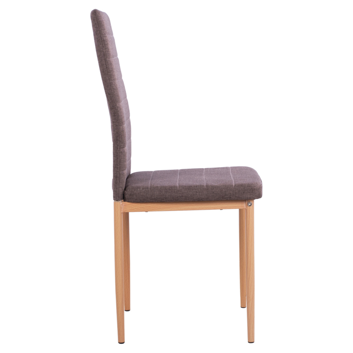 ΚΑΡΕΚΛΑ ΜΕΤΑΛΛΙΚΗ LADY HM0037.13 ΚΑΦΕ ΥΦΑΣΜΑ ΜΕΤΑΛΛΙΚΟ ΣΚΕΛΕΤΟ K/D 40x48x95 εκ. - Image 2
