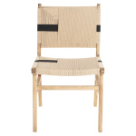 ΚΑΡΕΚΛΑ RUBBERWOOD ΚΑΙ ΣΧΟΙΝΙ ΣΕ ΦΥΣΙΚΟ RUSTIC 50x60x88Yεκ.HM9323.01 - Image 2