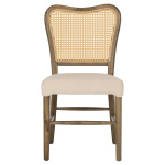ΚΑΡΕΚΛΑ ΤΟΟΝ ΞΥΛΟ RATTAN ΥΦΑΣΜΑ HM9406.04 47x52x91,5Υεκ. - Image 2
