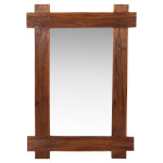 ΚΑΘΡΕΠΤΗΣ ΤΟΙΧΟΥ HM4303 ΑΝΑΚΥΚΛΩΜΕΝΟ TEAK ΣΕ ΦΥΣΙΚΟ 70x100Υεκ. - Image 2